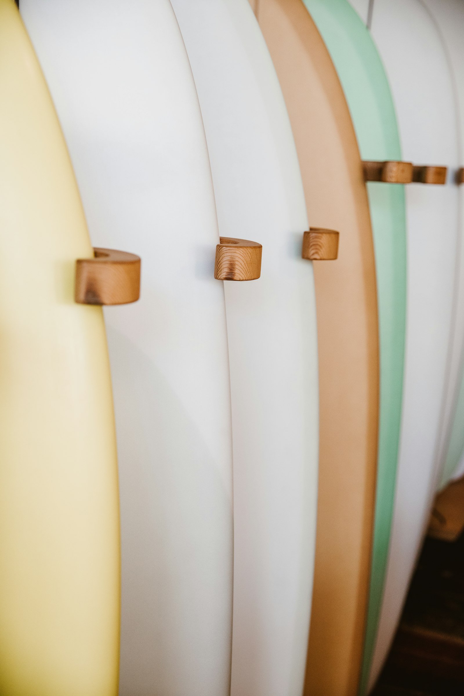 Board rack, wax room